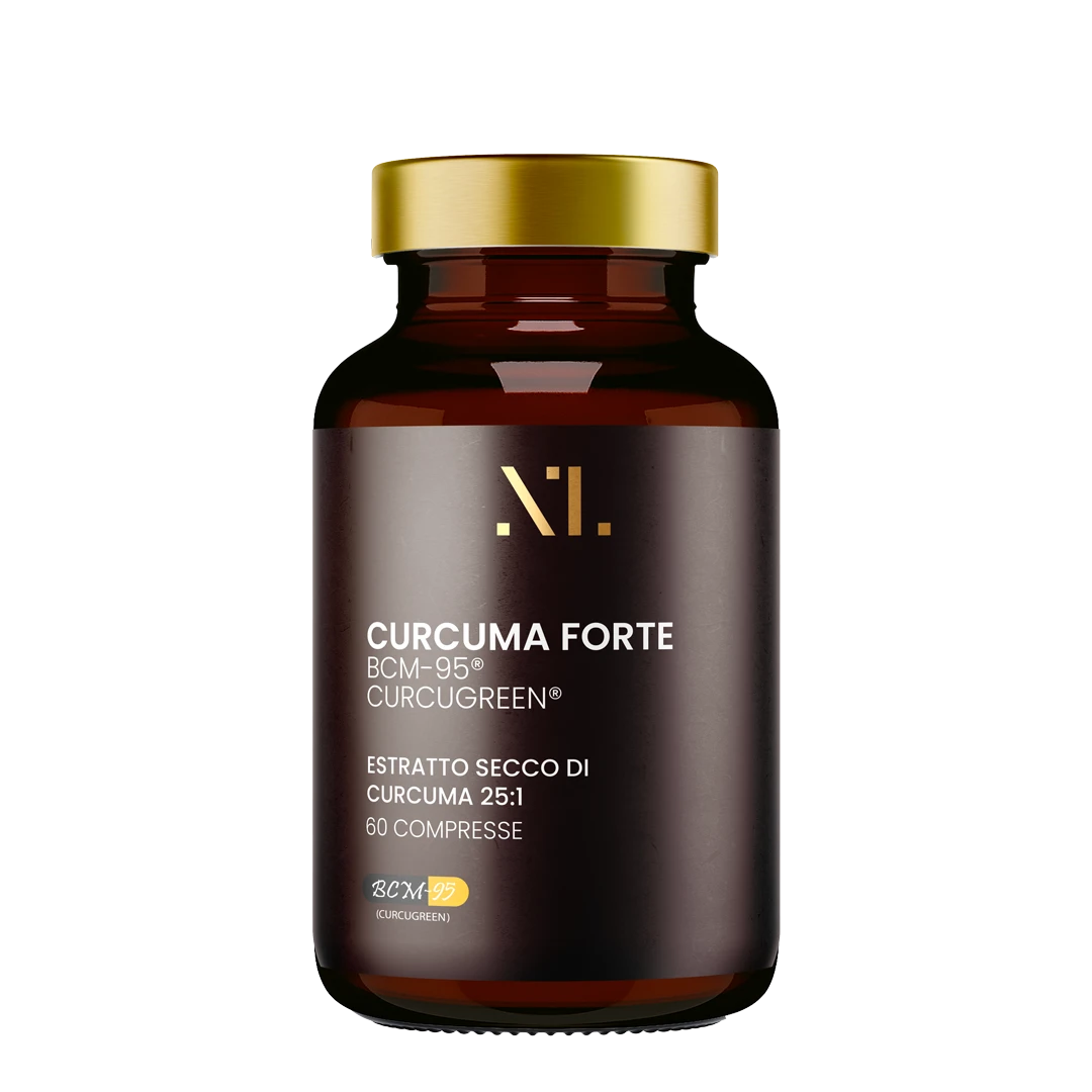 Curcuma Forte — flacone in vetro ambrato