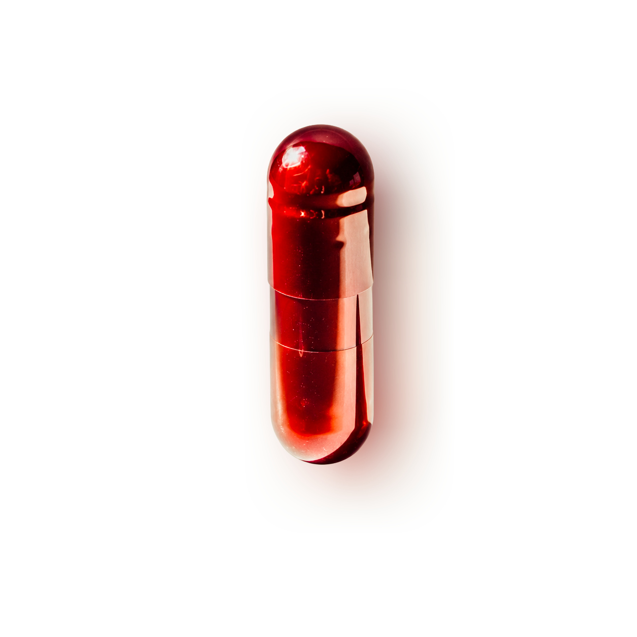Capsula softgel rossa di Astaxantina con tecnologia Licaps®