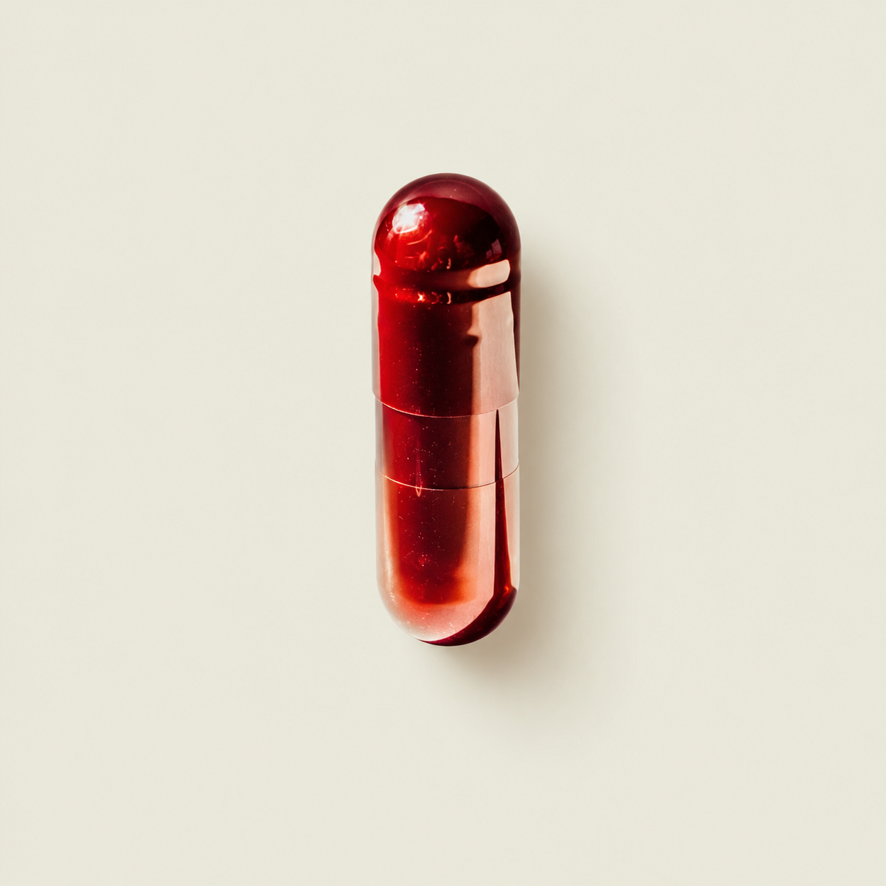 Capsula softgel rossa di Astaxantina