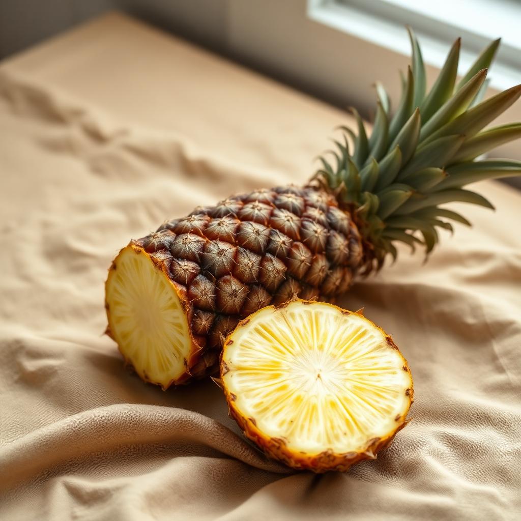 Gambo di ananas: origine naturale della bromelina
